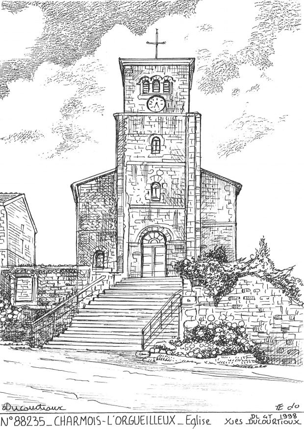 N 88235 - CHARMOIS L ORGUEILLEUX - église
